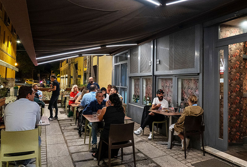 Esterno Osteria Kobuta Ingresso Osteria Kobuta Vico Carlo Felice Cagliari