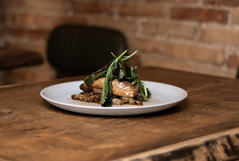 Pesce fresco cucinato alla giapponese Secondo di pesce Sakana Yaki stile Kobuta